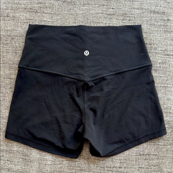 Lululemon Align Women's Black High-Waisted Short 4” - Picture 8 of 11